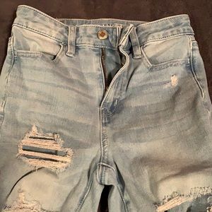 American eagle high rise jeggings/jeans size 0 short